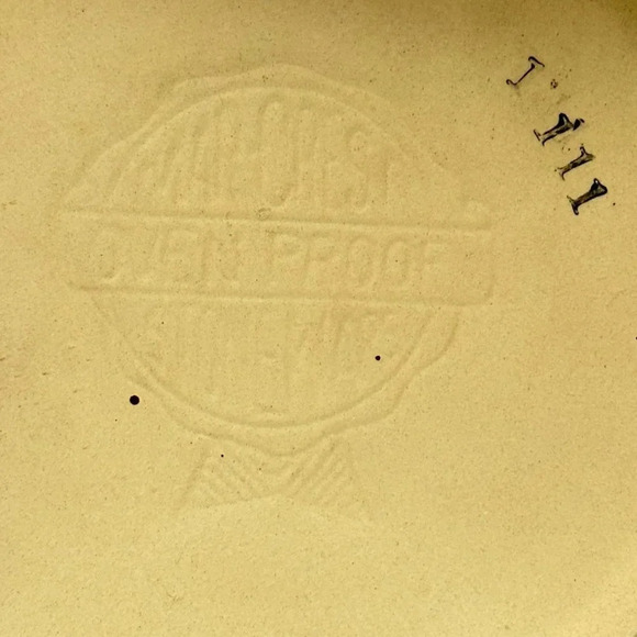 Cookie Jar Marcrest Brown Ceramic Vintage 10 inch Daisy Dot Pattern Vintage MCM - Picture 10 of 13